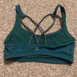 Lululemon Athletica Teal Sports Bra